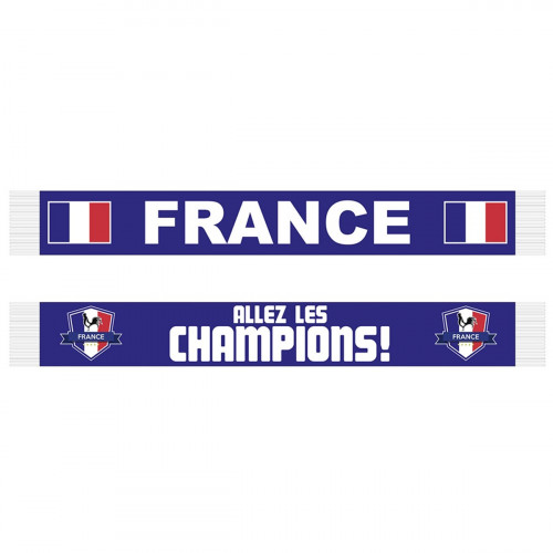 Lot de 2 écharpes de supporter France