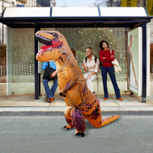 T-Rex costume gonflable dinosaure