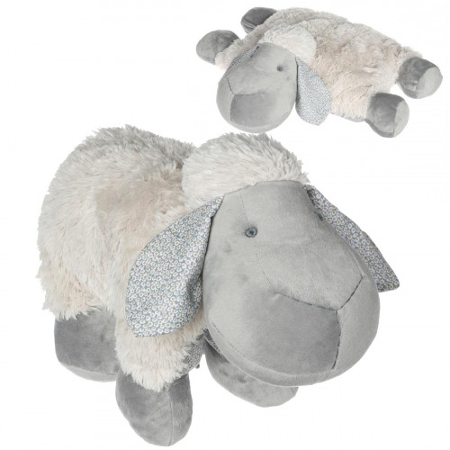 Coussin peluche mouton