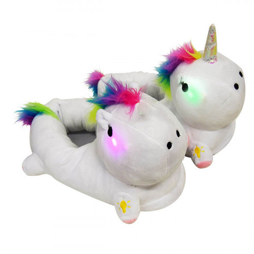 Chaussons licorne lumineux