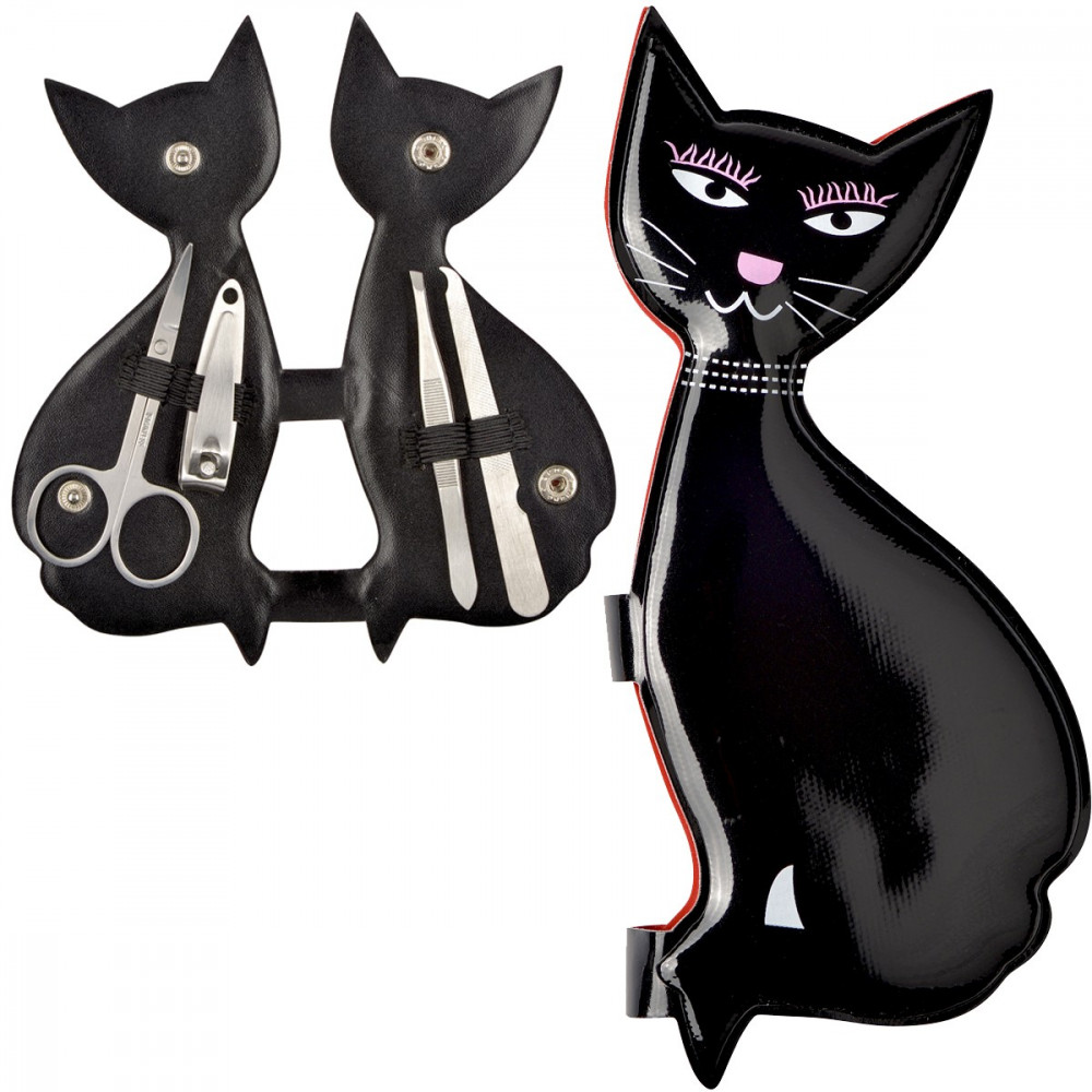 Set manucure Chat noir