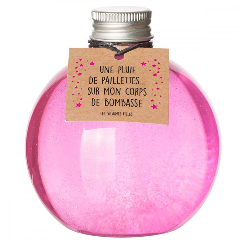 Gel douche paillettes bubble gum