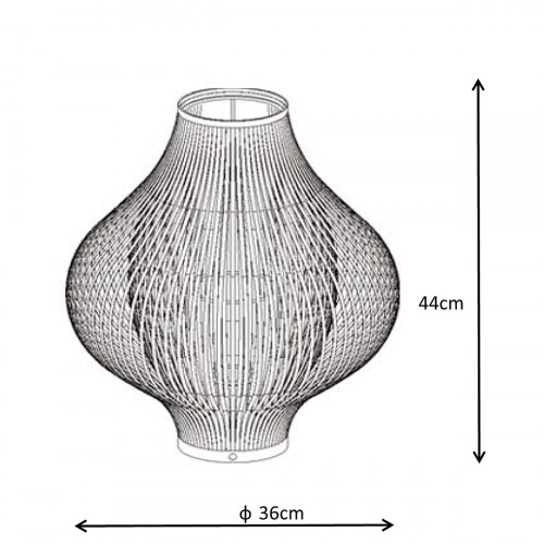 Lampe ajourée