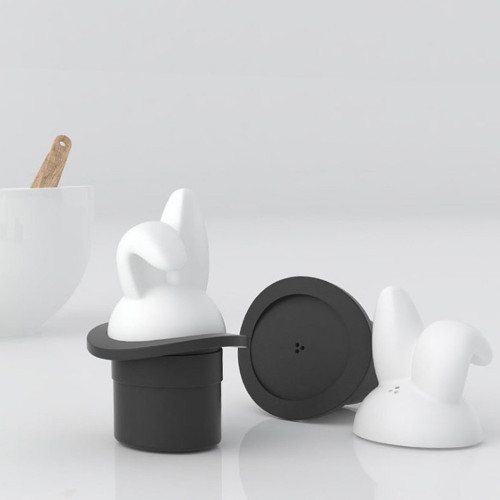 Salière et poivrière Lapin silicone