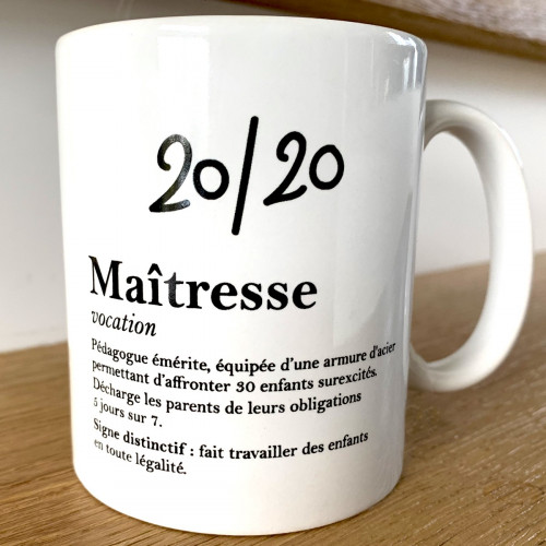 Mug Maîtresse définition