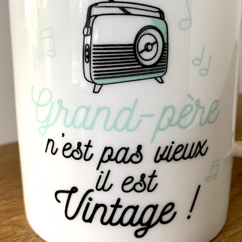 Mug grand-père vintage