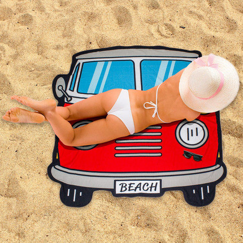 Serviette de plage géante combi VW