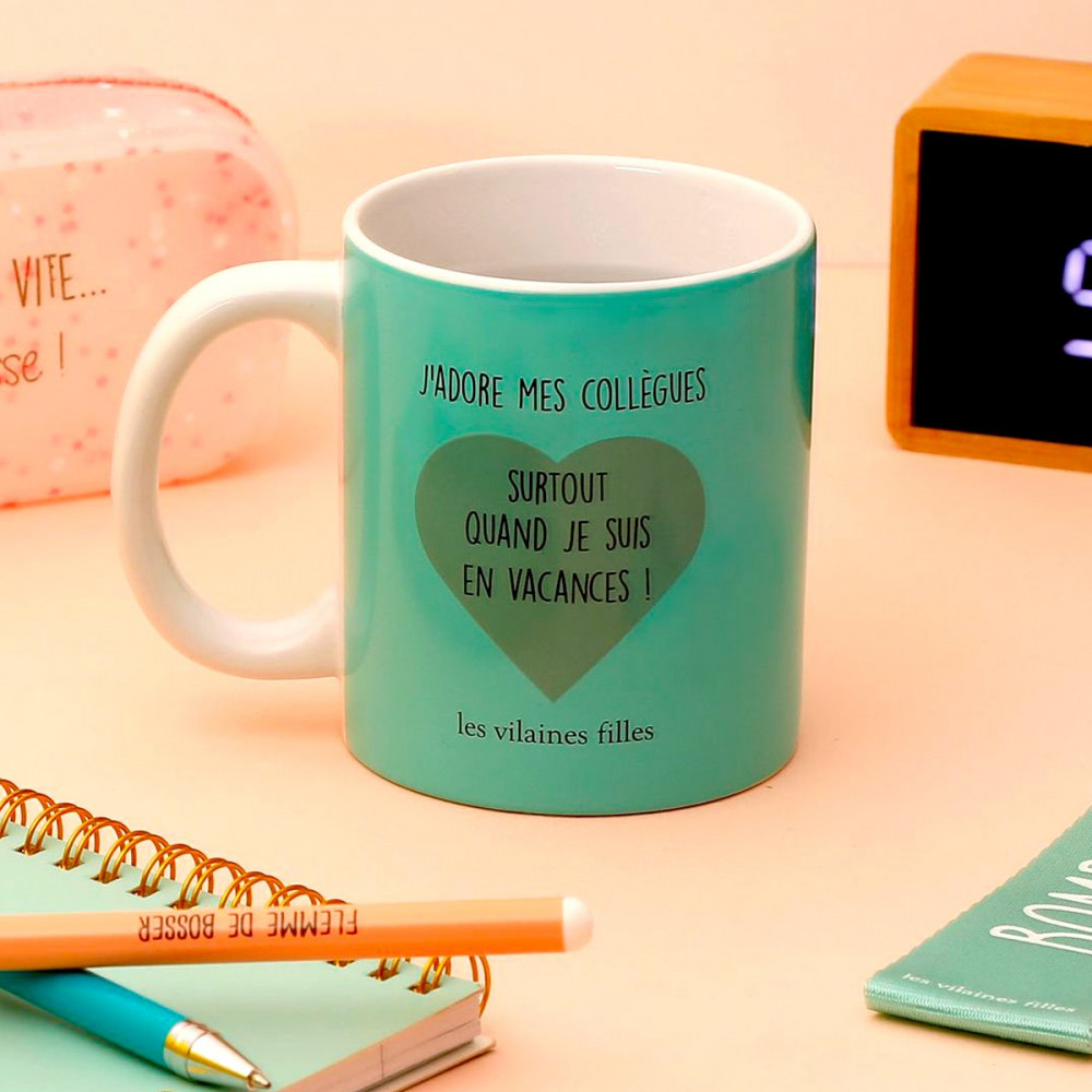 Mug thermoréactif J'adore mes collègues