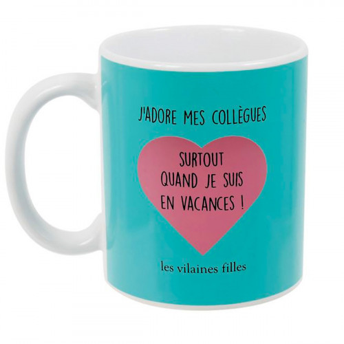 Mug thermoréactif J'adore mes collègues