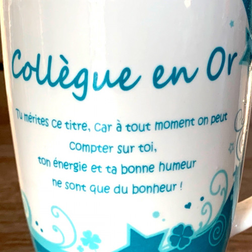 Mug à offrir Collègue en or