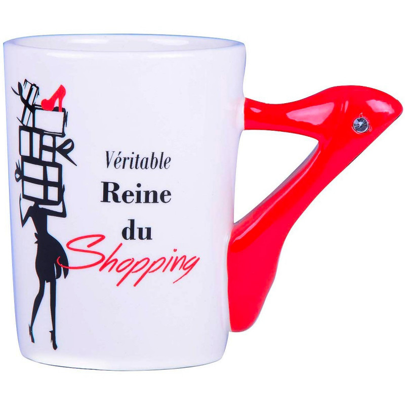 Mug 3D Reine du shopping