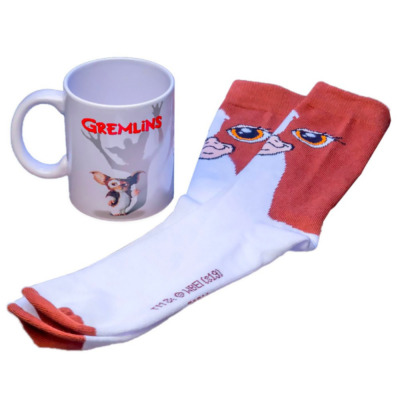 Coffret mug et chaussettes Gremlins