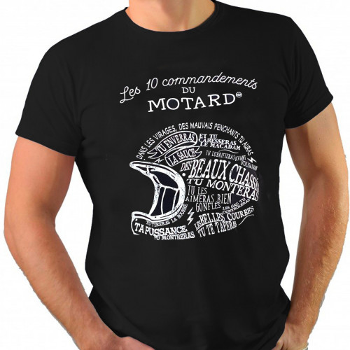 T-shirt humoristique Motard L