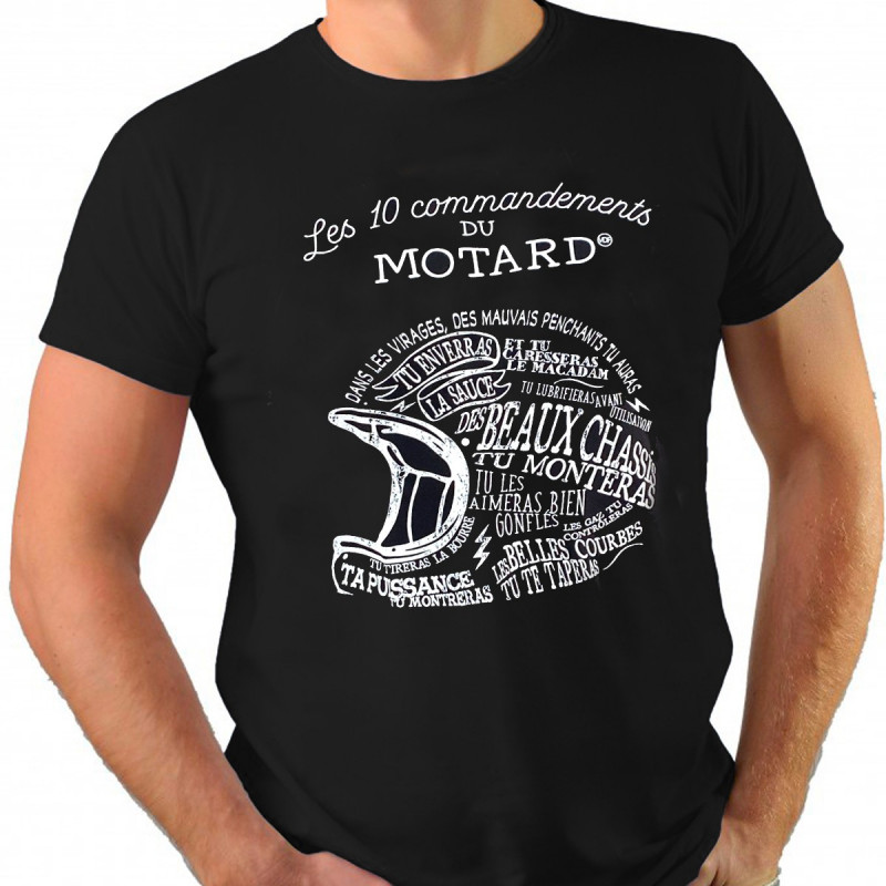 T-shirt humoristique Motard L