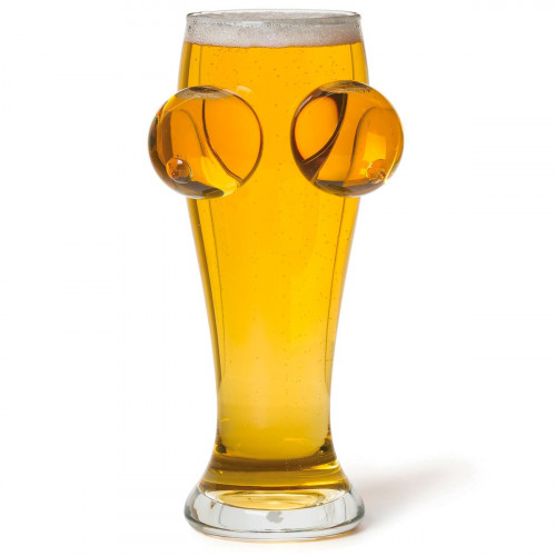 Verre à bière seins