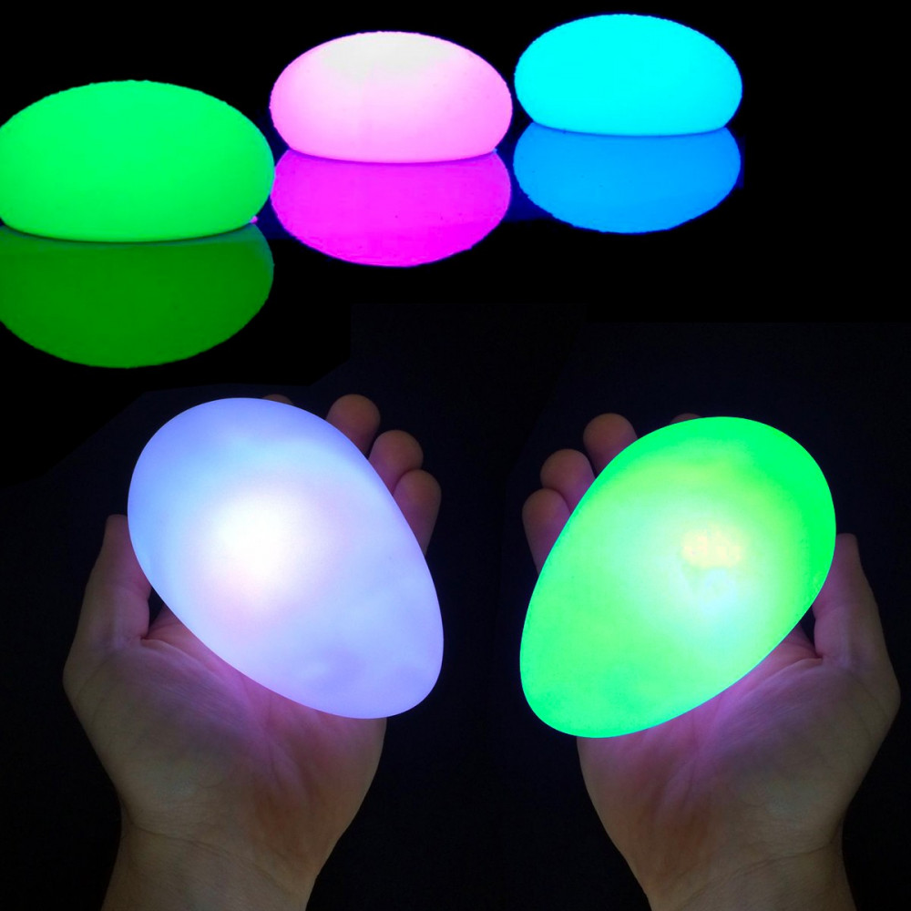 Lot de 12 galets lumineux