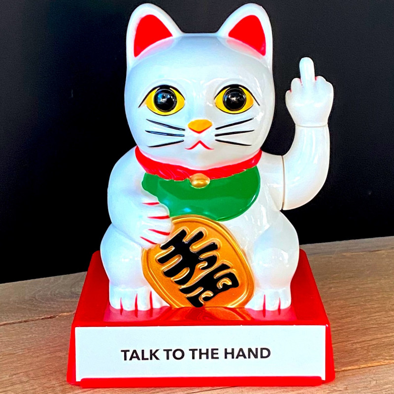 Chat porte-bonheur Maneki-Neko insolent