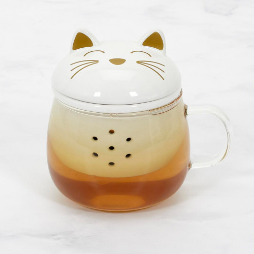 Mug infuseur chat