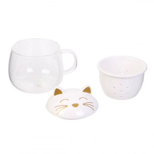 Mug infuseur chat