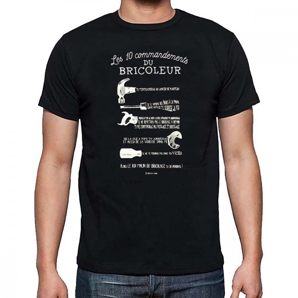 T-shirt humoristique Bricoleur XL