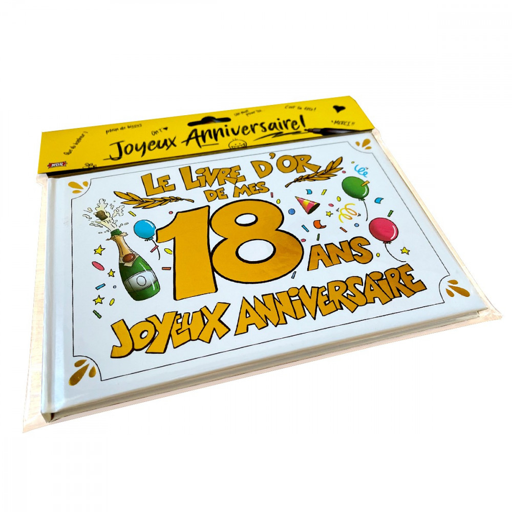 Livre d'or 18 ans