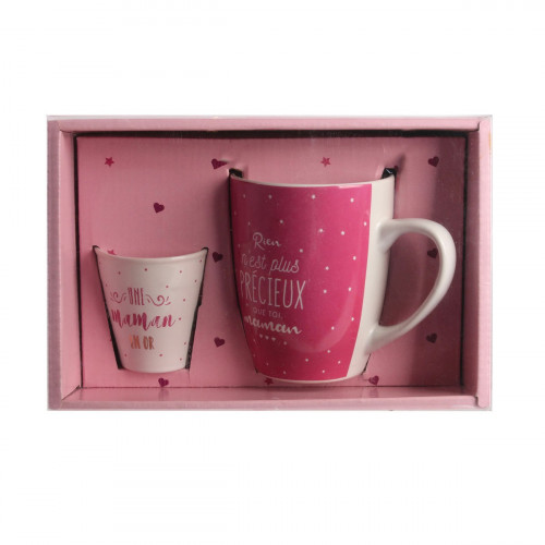 Coffret mug et espresso Maman