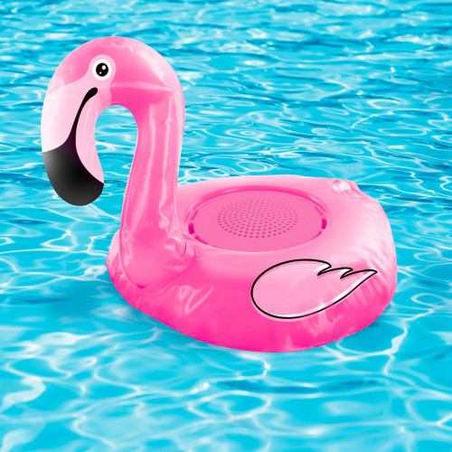 Enceinte sans fil waterproof Flamant rose