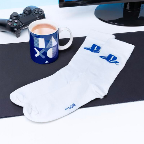 Coffret mug et chaussettes Playstation