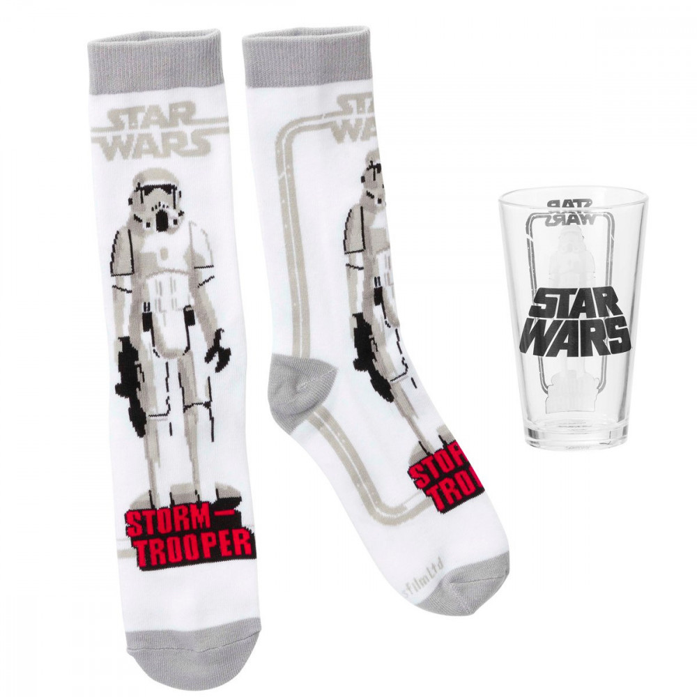 Coffret verre et chaussettes Stormtrooper