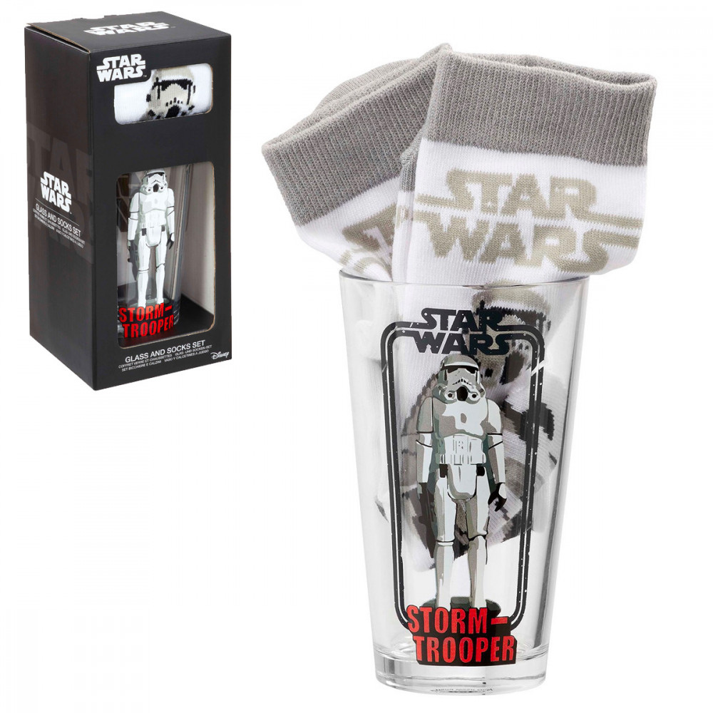 Coffret verre et chaussettes Stormtrooper