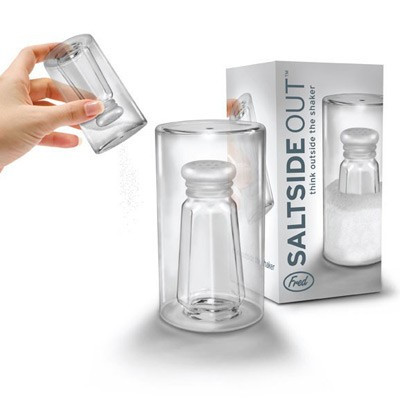 Saltside out, Salière design