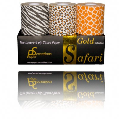 Coffret Gold papier toilettes Safari