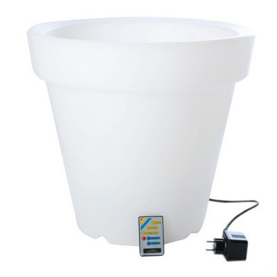 Pot de fleur LED lumineux 33cm