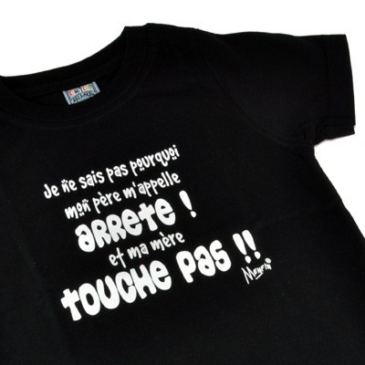 T-shirt 2 ans - Arrête... Touche pas !