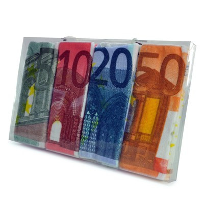 Ensemble de serviettes 7 billets de banque