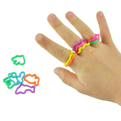 Bagues élastiques à mémoire de forme silly rings