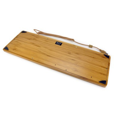 Clavier en bois de bambou