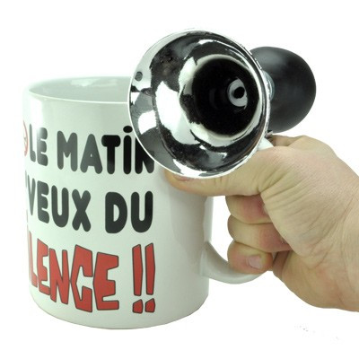 Mug trompette Silence