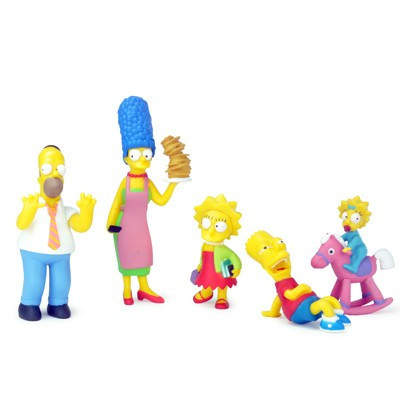 Set de 5 figurines Simpsons