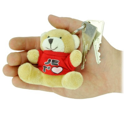 Mini peluche ourson Je T'aime