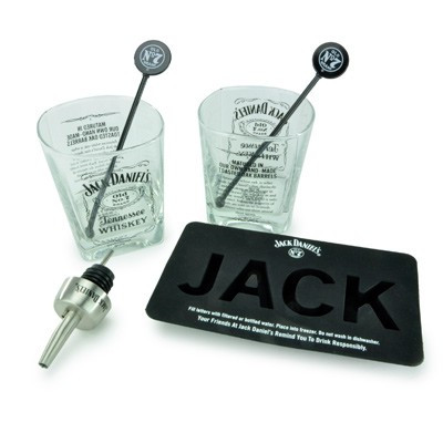 Coffret cadeau Verres et glaçons Jack Daniels