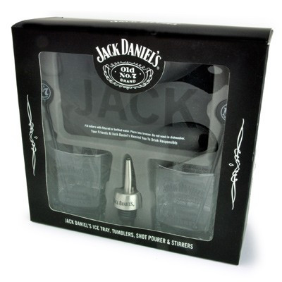 Coffret cadeau Verres et glaçons Jack Daniels