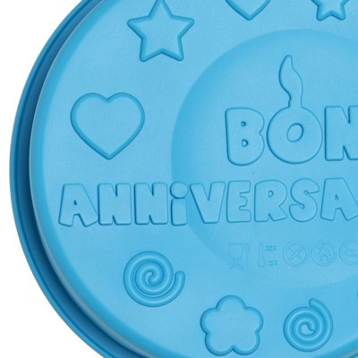 Moule silicone bon anniversaire