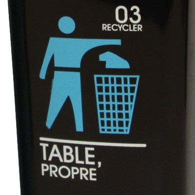 Conteneur, poubelle de table