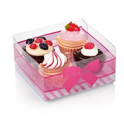 Boîte de 4 gloss à lèvre patisseries