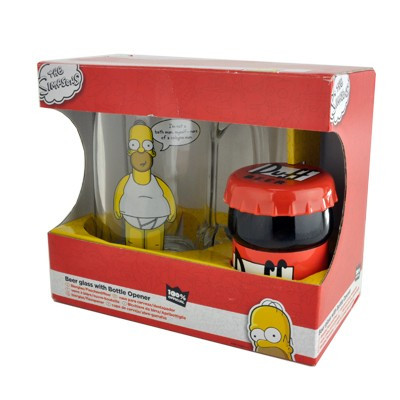 Chope à bière avec décapsuleur Homer Simpsons Duff