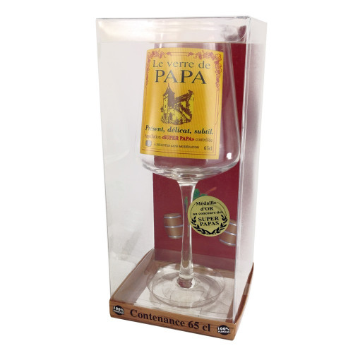 Verre à vin géant pour Papa