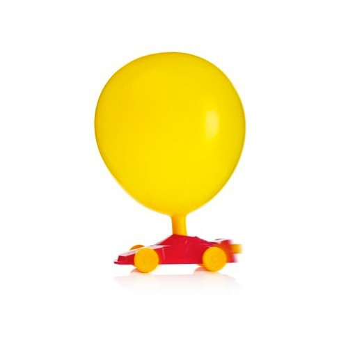 Voitures de course ballons