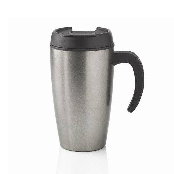 Mug tasse inox à couvercle étanche