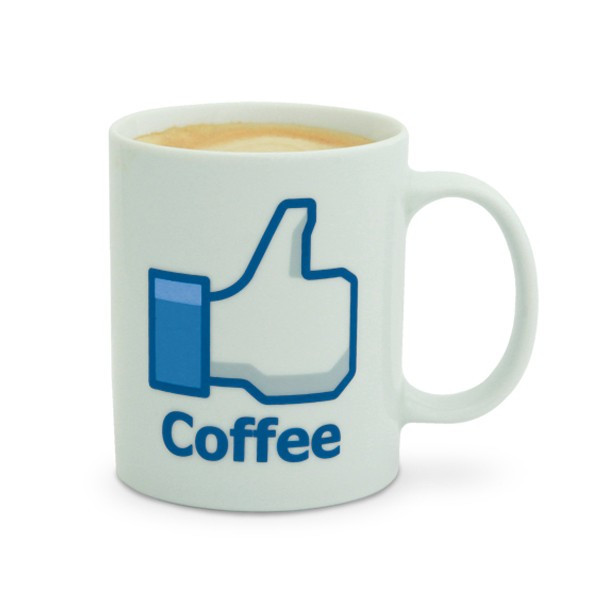 Mug café J'aime Facebook